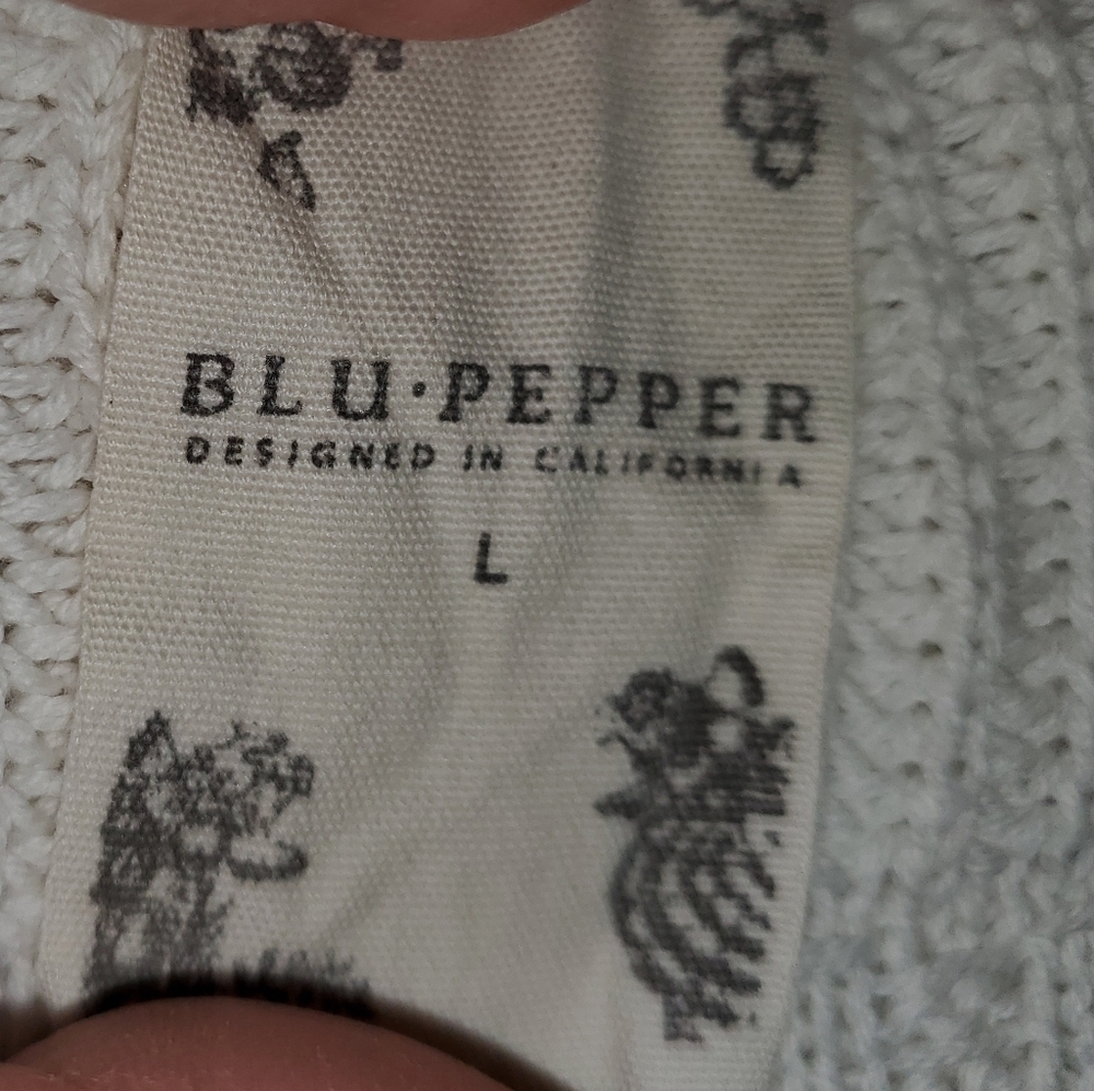 Blu Pepper Knit Tank Top With Ruffle - Picture 2 of 10